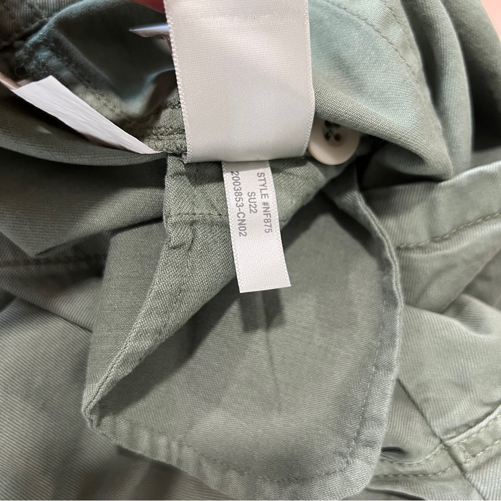 Madewell Size XXS Olive Dyed Relaxed Coverall Romper Minimalist Utility - Picture 12 of 15